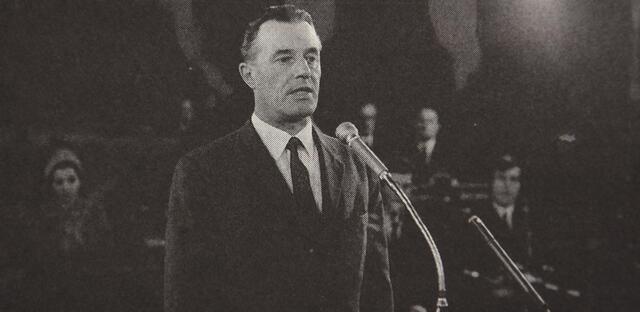 Franz Novak vor Gericht, 2. Dezember 1969 | Foto: Privat