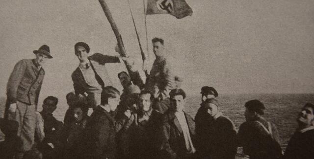 Dezember 1934: Ein Teil der Putschisten flüchtete per Schiff "heim ins Reich". | Foto: Privat