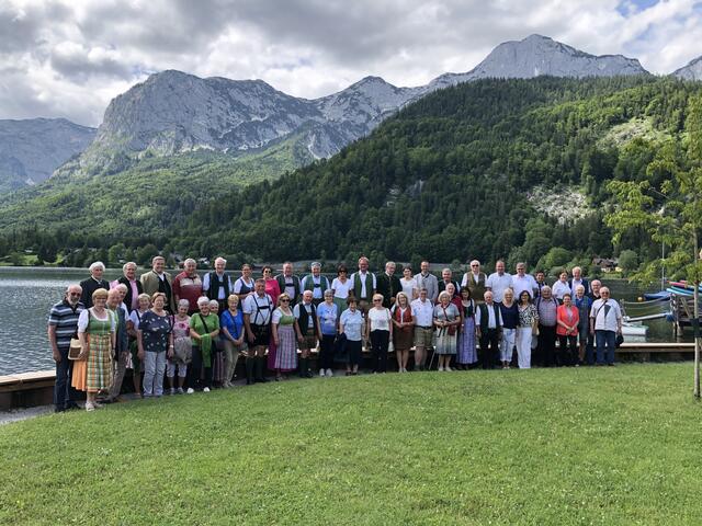 In einer landschaftlich herrlichen Umgebung konnten die ehemaligen Bürgermeisterinnen und Bürgermeister des Bezirkes mit Begleitung ihren jährlichen Ausflug genießen. | Foto: Hödl