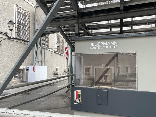 Das Kassenhäuschen wartet auf seinen Einsatz. | Foto: Martin Schöndorfer, 2024