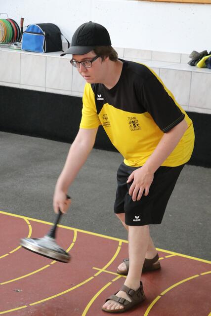 Edmund vom Team Dornau 2 | Foto: Sebastian Koller/Special Olympics Burgenland