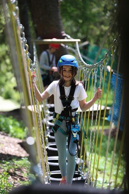 Der Kletterpark Piber bietet Erlebnisse für Jung und Alt. | Foto: Lipizzanergestüt Piber/Seiberl