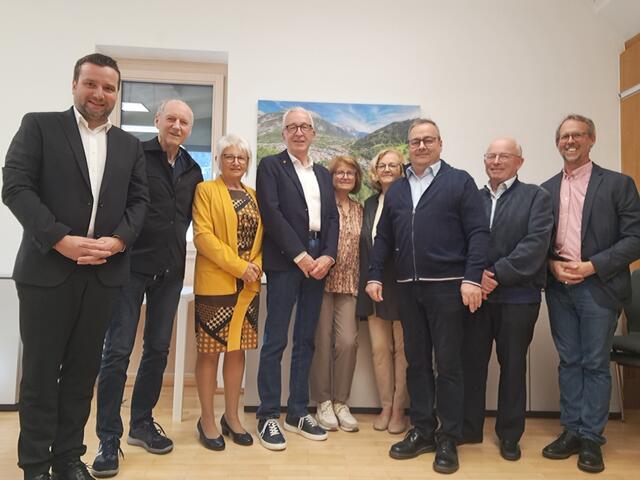 Der Vereinsvorstand wurde in seiner Funktion bestätigt. | Foto: Dietmar Wolf