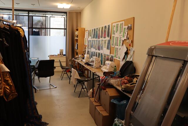 Hinter den Kulissen von der Aufführung "Aida". | Foto: RMA Triebaumer