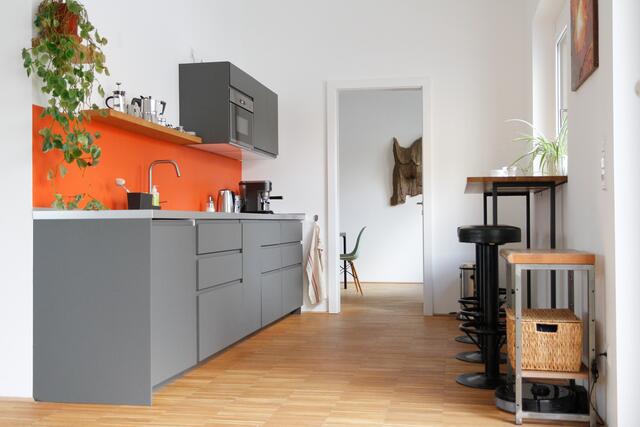 Die Küche im Co-Working Platz im Wildgarten. | Foto: Helene Weber-Köpf