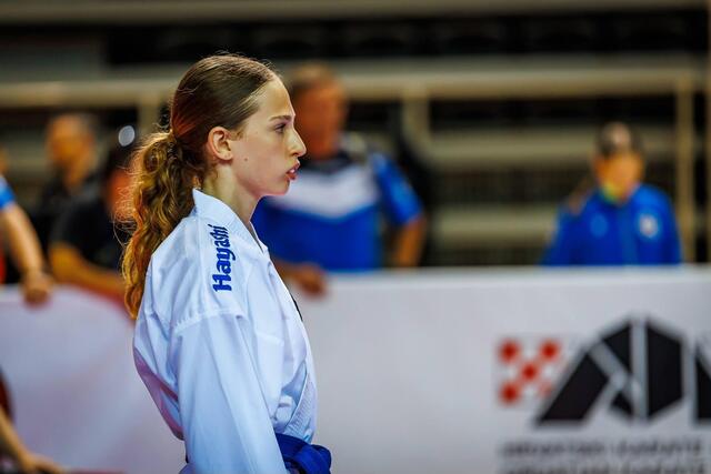 Mira Kirisits holte den ausgezeichneten 7. Platz. | Foto: Foto: Karate Pinzgau