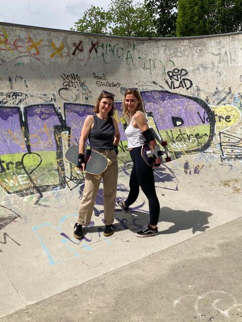 Petra Barfuß und Nina Liftenegger-Röhl. | Foto: Privat