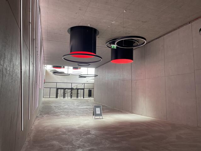 Der unterirdische Verbindungsgang zwischen dem Parkplatz und dem neuen Werk Kreckelmoos. | Foto: Reichel