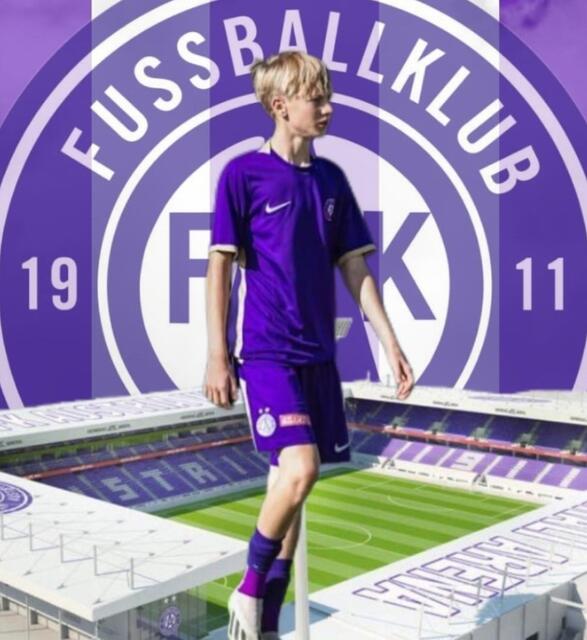 Mein Enkerl Nico Reismüller aus Bad Sauerbrunn, Spieler bei FAK Austria Wien und im Future Nationalteam U15 Österreich. 
