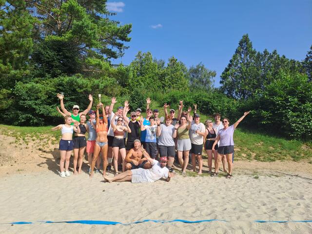 Die dritte Auflage des Beachvolleyballturniers in Hornstein war ein voller Erfolg. | Foto: Hornstein