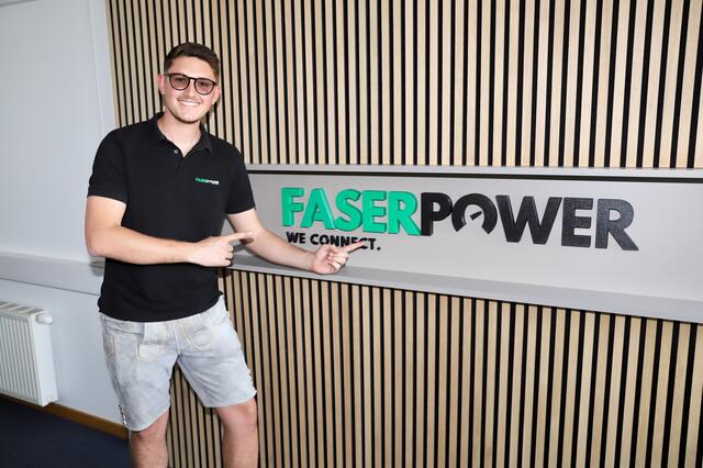 Volle Motivation: Faserpower-Prokurist Philipp Urschler. | Foto: Alfred Mayer