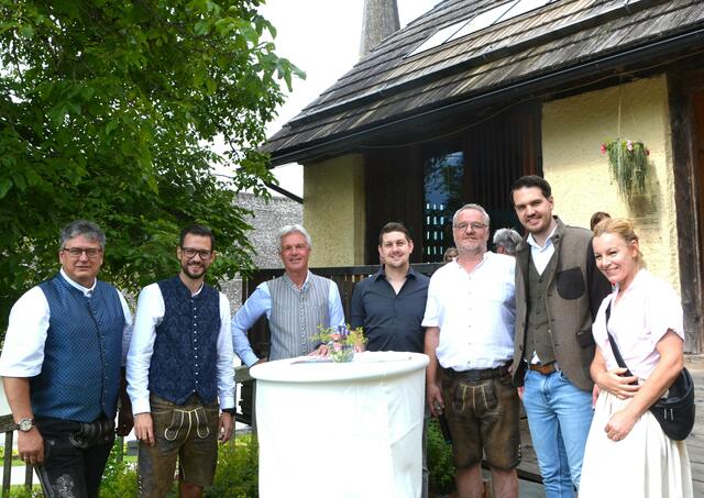 Manfred Dullnig, Sebastian Schuschnig, Stefan Brandstätter, Dominik Tiefnig, Hans Ackerer, Luca Burgstaller, GR Gabi Gatterer