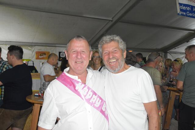 Die besten Freunde: Franz Huppert und Franz Germann.