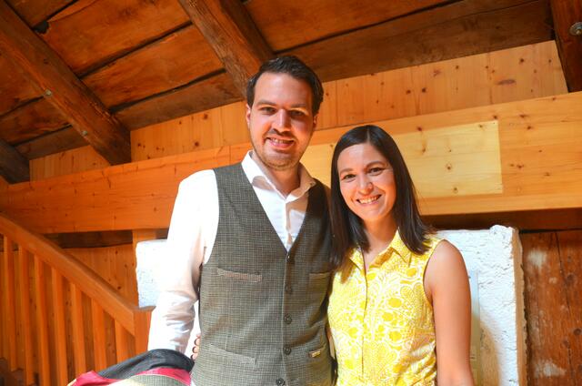 Luca Burgstaller mit Partnerin Christina Patterer
