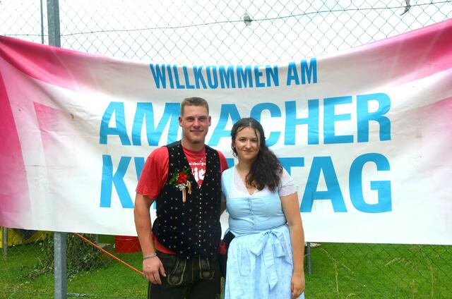 Das Zechmeisterpaar Hubert Sagmeister und Leonie Huber