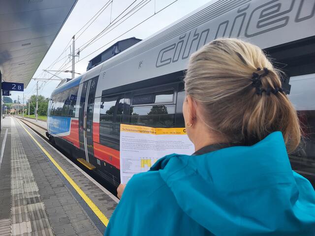 Ab 15. Juli steht das Signal wegen Bauarbeiten auf rot für die Züge auf der Summerauerbahn. | Foto: Eckhart Herbe