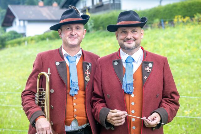 Langjähriger Obmann Werner Ebner und Kapellmeister Stefan Zojer waren hauptverantwortlich für die Organisation | Foto: Andreas Lutche