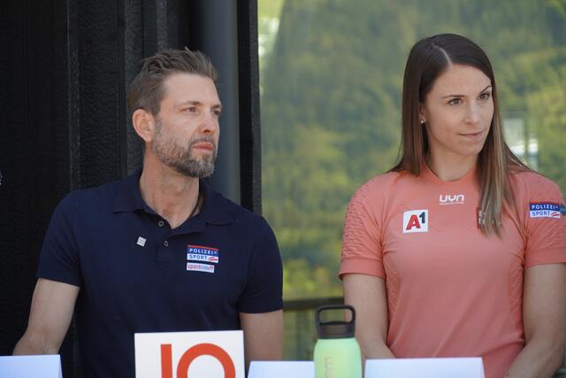 Andreas Prommegger und Mirjam Puchner trainieren beide im Sommer viel mit dem Rad. | Foto: Nicole Hettegger