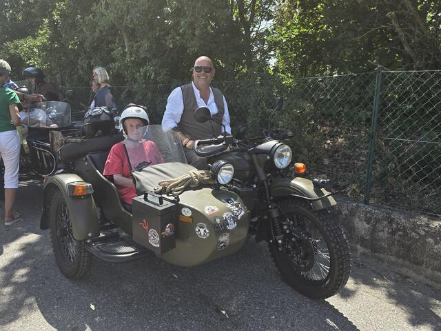 In einem Convoy fuhren die Bikes einmal durch den Bezirk Mattersburg. | Foto: Samariterbund Burgenland