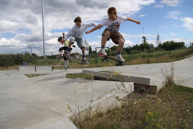 Spektakulär gehts im Skate und Bikepark Wolkersdorf zu. | Foto: Lawugger