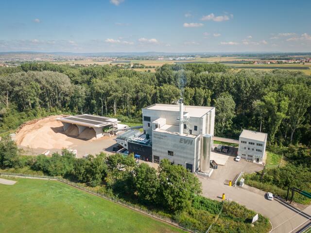 Das Biomasseheizkraftwerk Krems versorgt neben zahlreiche andere Anlagen die Naturwärmenetze der EVN mit umweltfreundlicher Wärme. | Foto: EVN / Matejschek