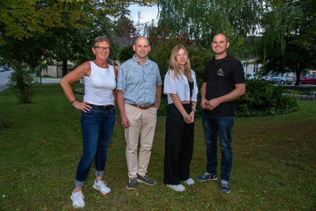 Gabriela Fallmann, Martin Mathias, Cornelia Gröger und Roman Kraft. | Foto: ÖVP Kreuzstetten