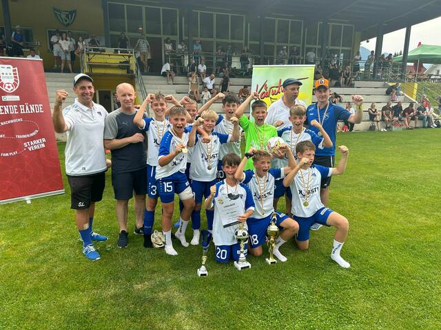 Die jungen Fußballer konnten jubeln. | Foto: FB Privat