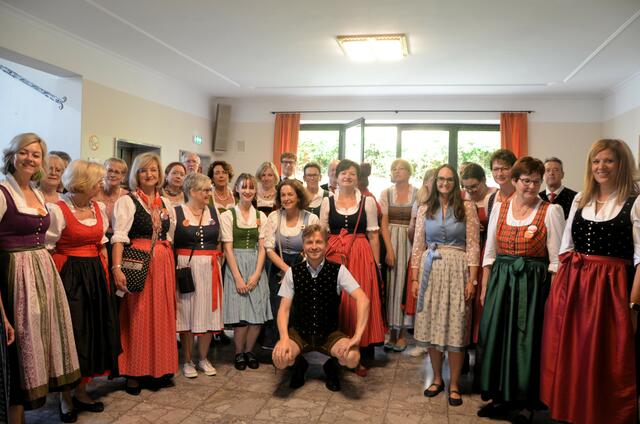 Der von Wolfsgruber geleitete Singkreis Porcia