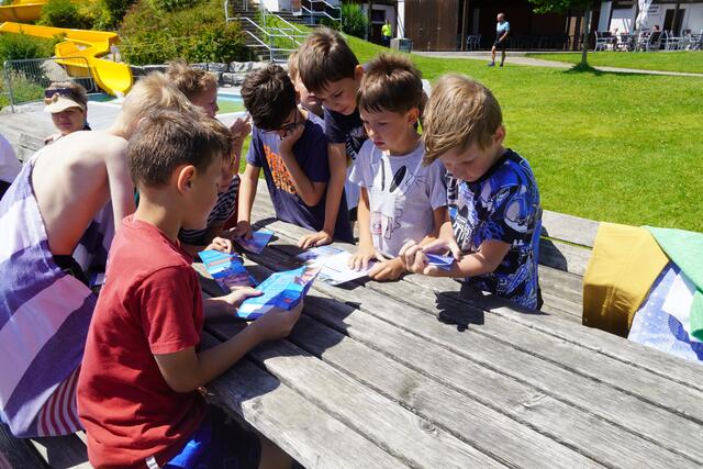Die Schulkinder lernten bei den Schwimmkursen auch die Schwimmregeln. | Foto: Emanuel Hasenauer