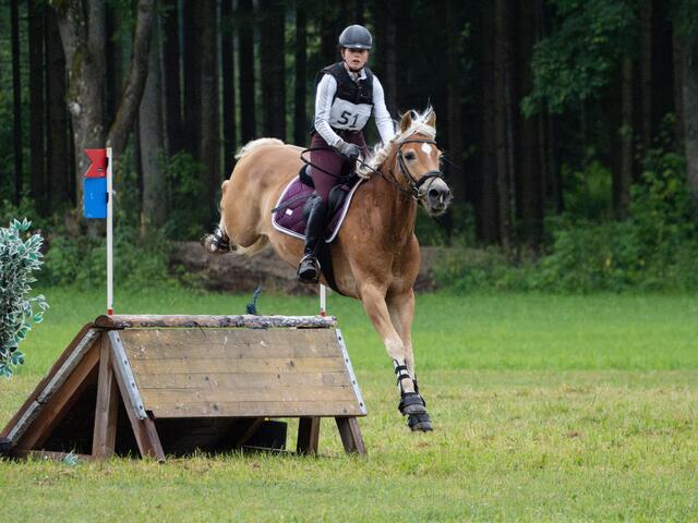 Am Sonntag fand abschließend das Geländeturnier statt. Lucia Rinnhofer mit Abraham. | Foto: Königshofer