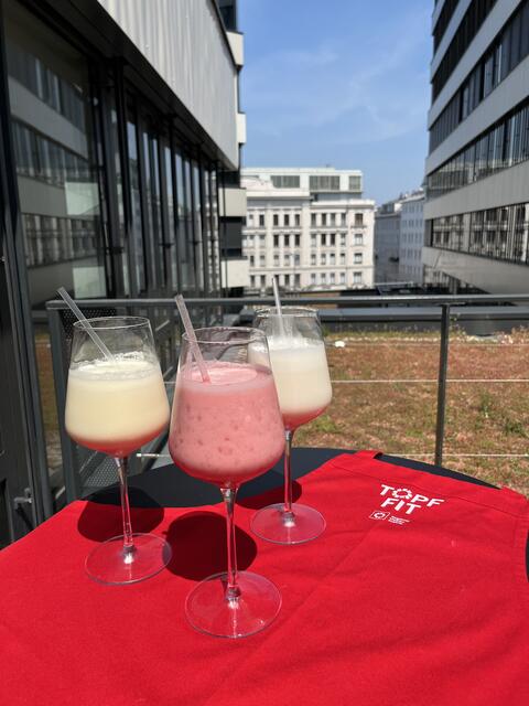 Leckere Erfrischungen in der MeinBezirk-Redaktion | Foto: Antonia Janda