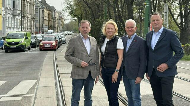 Taborsky (re) befürchtet stärkeren Stau auf der Hadikgasse. | Foto: ÖVP