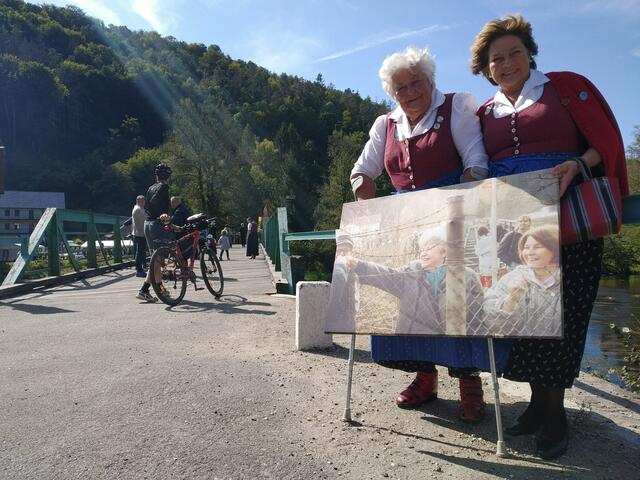 Erika Weitschacher, Silvia Ipp beim Hardegger Stadtfest 2019 | Foto: Alexandra Goll