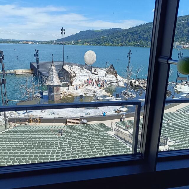 Die Seebühne in Bregenz war das Highligt des Tagesausflugs. | Foto: Falger