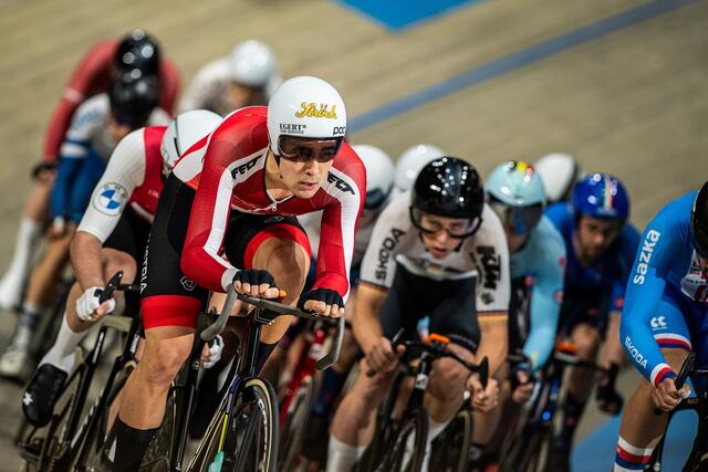 Tim Wafler ist Teil des Bahnrad-Teams. | Foto: Drew Kaplan