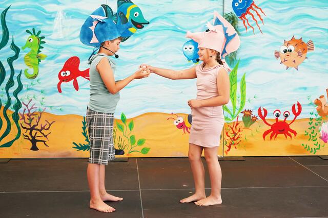 Die Volksschule Retznei widmete ihr Theaterstück dem Thema "Meer". | Foto: VS Retznei