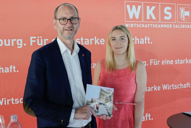Das Autorenteam der Wertschöpfungsanalyse (v.l.) Christoph Fuchs, Vanessa Kahn | Foto: SF / Franz Neumayr