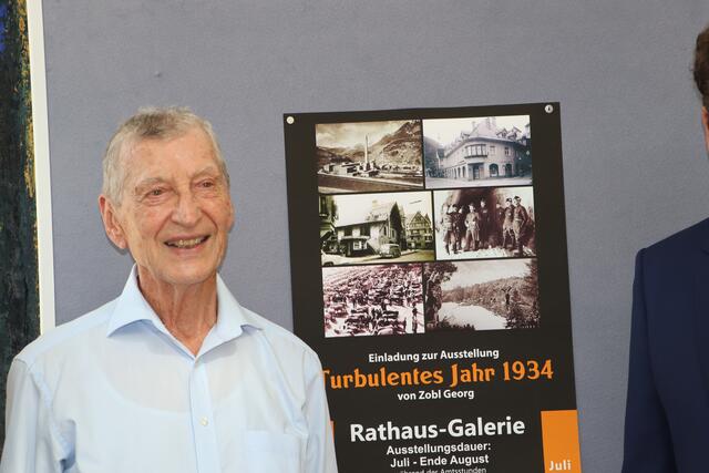 Georg Zobl ist ein wandelndes Lexikon über die Geschichte von Landeck. | Foto: Seelos
