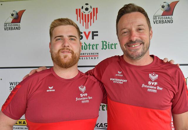 Von links: Yannik Schicho, Erwin Seyr. | Foto: Erwin Pramhofer