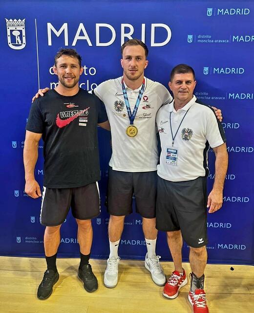 Das erfolgreiche ÖRSV-Team beim GP in Madrid. | Foto: UWW