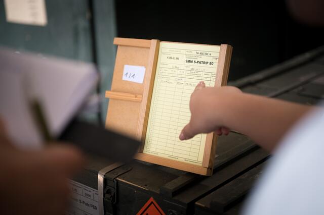  „Waffen- und Munitionslogistik“ ist ein wichtiger Bestandteil. | Foto: Österreichisches Bundesheer