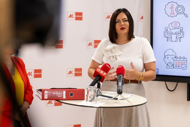 Landeshauptmann Stellvertreterin Astrid Eisenkopf spricht sich für mehr Väterbeteiligung im Burgenland aus.  | Foto: AK Burgenland