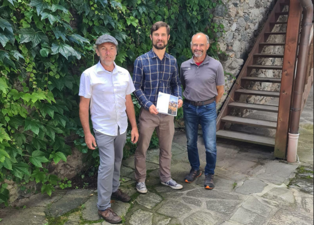 Die Initiatoren Achim Schütz, Franz Oberrainer und Heinrich Untergantschnig (v.l.) | Foto: Marktgemeinde Obervellach