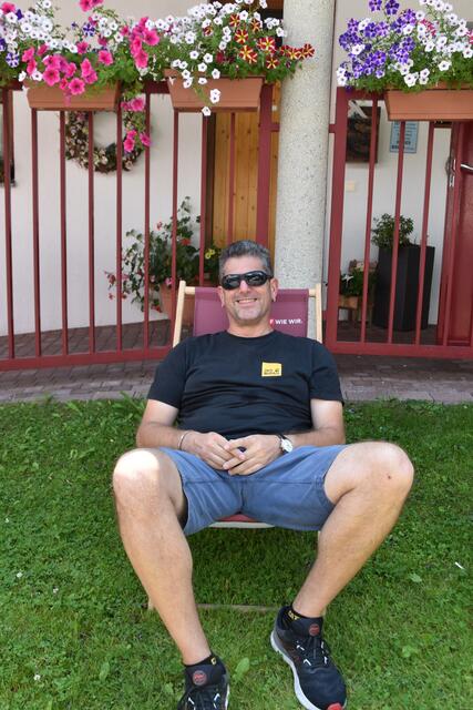 Christoph Frenzel gönnte sich eine kurze Pause im Liegestuhl. | Foto: Kendlbacher
