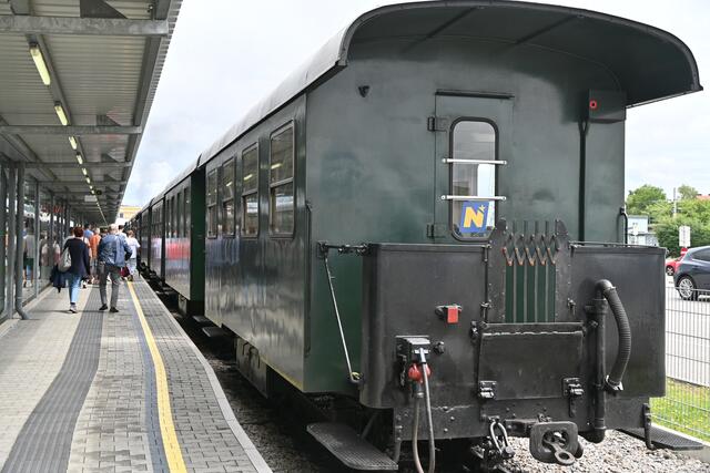 Bahnsteig wieder in Gmünd