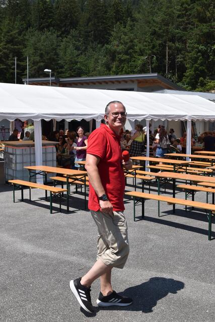 Der unterhaltsame ORF Radio Tirol Moderator Timo Abel-Benini, hatte immer ein paar flotte Sprüche auf Lager. | Foto: Kendlbacher