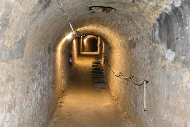 Unterirdischer Gang zum Kirchenberg. | Foto: StadtGemeinde Mistelbach/Mag. Mark Schönmann