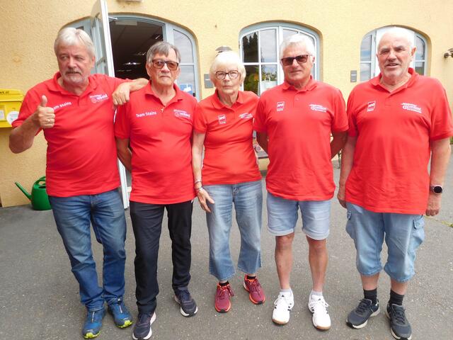 Das Team "Stainz I" holte sich den zweiten Platz bei der Kegelmeisterschaft. | Foto: Annemarie Adam-Stolz