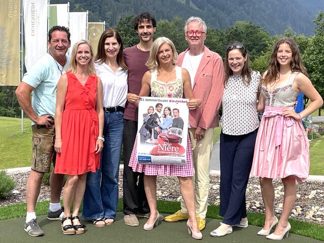 Das Sommertheater-Team präsentierte Programm. | Foto: M. Mitterer