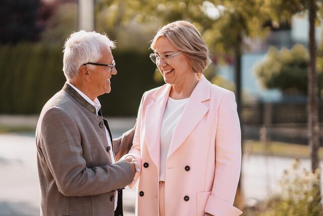 Franz Hierzer mit Karin Stromberger | Foto: Michaela Lorber